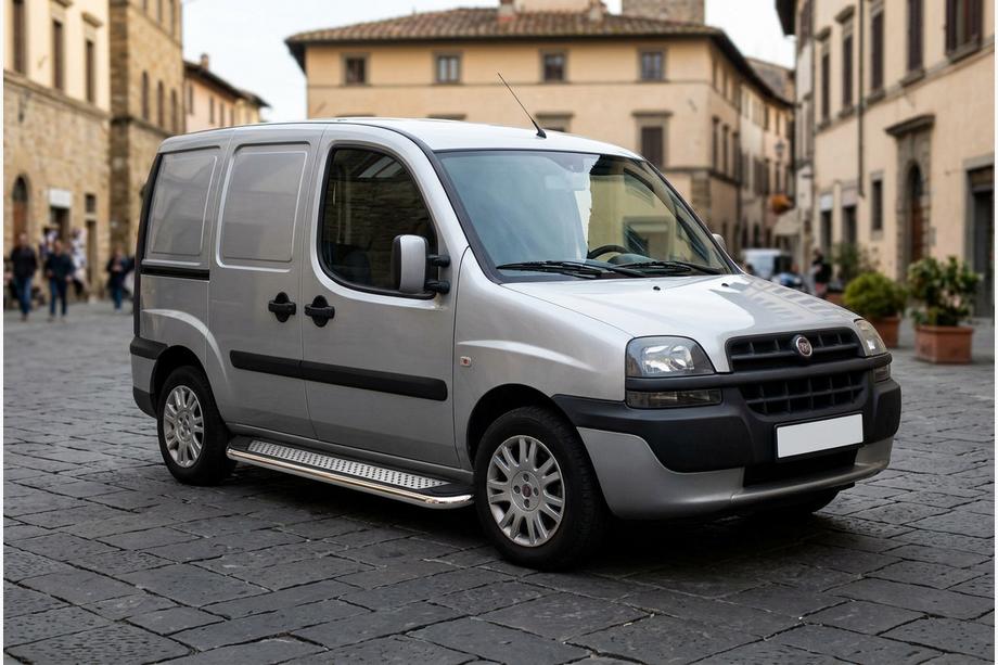 Fiat Doblo I 2001-2005 Seitenschweller Maydos V2 (2 Stk., Aluminium & Edelstahl) Image