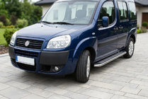 Fiat Doblo I 2005-2010 Seitenschweller Maydos V2 (2 Stk., Aluminium & Edelstahl) Maxi Basis Foto 1