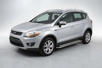 Ford Kuga 2008-2013 Seitenschweller Maydos V2 (2 Stk., Aluminium & Edelstahl) Foto 1