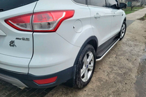 Ford Kuga/Escape 2013-2019 Seitenschweller Maydos V2 (2 Stk., Aluminium + Edelstahl) Foto 2