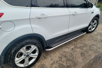 Ford Kuga/Escape 2013-2019 Seitenschweller Maydos V2 (2 Stk., Aluminium + Edelstahl) Foto 1