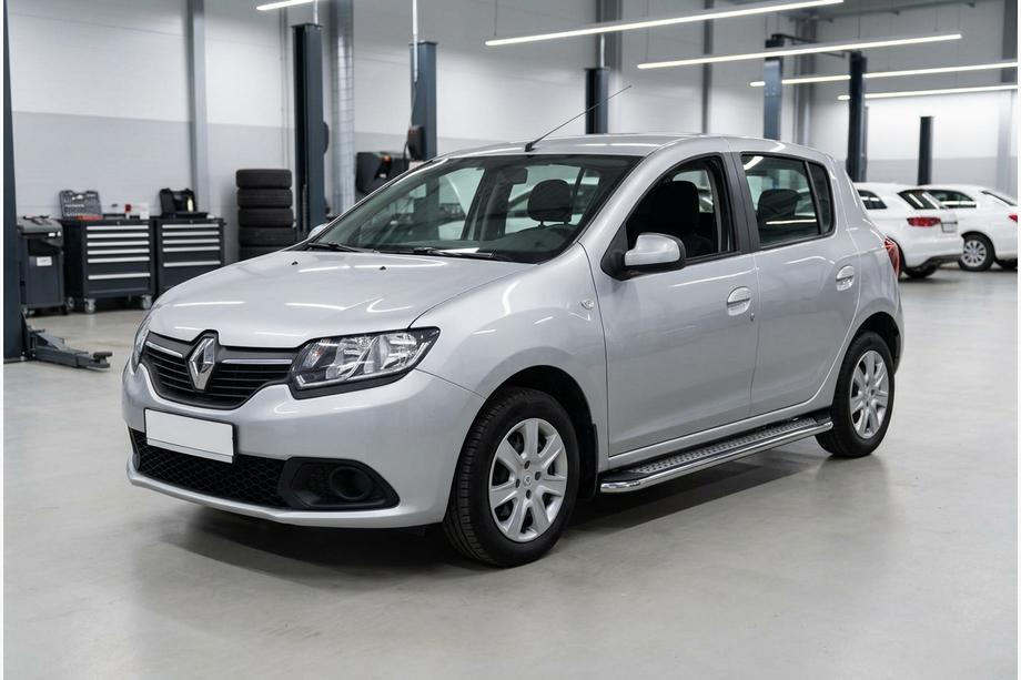 Renault Sandero 2013-2022 Seitenschweller Maydos V2 (2 Stk., Aluminium & Edelstahl) Image