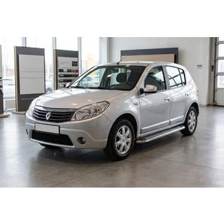 Seitenschweller Maydos V2 (2 Stk., Aluminium & Edelstahl) Dacia Sandero 2007-2013 Foto 1