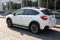 Subaru XV 2011-2017 Seitenschweller Maydos V2 (2 Stk., Aluminium & Edelstahl) Foto 1