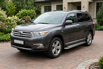 Toyota Highlander 2008-2013 Seitenschweller Maydos V2 (2 Stk., Aluminium & Edelstahl) Foto 1