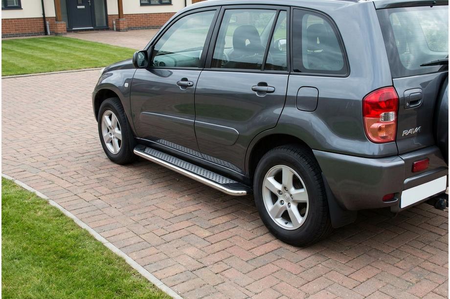 Toyota Rav 4 2001-2005 Seitenschweller Maydos V2 (2 Stk., Aluminium & Edelstahl) Image
