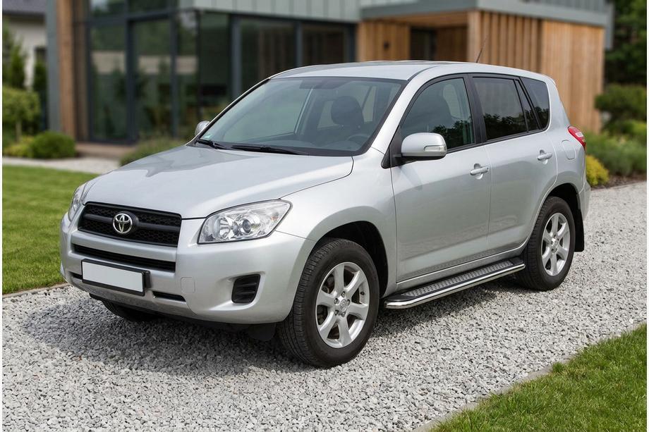 Toyota Rav 4 2006-2013 Seitenschweller Maydos V2 (2 Stk., Aluminium & Edelstahl) Image
