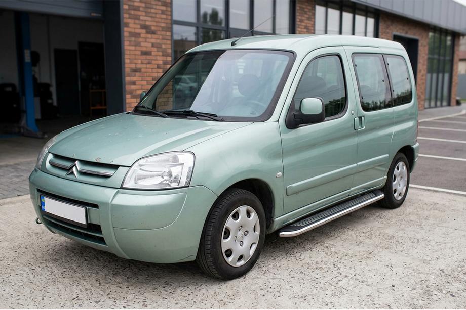 Citroen Berlingo 1996-2008 Seitenschweller Maydos V2 (2 Stk., Aluminium & Edelstahl) Image