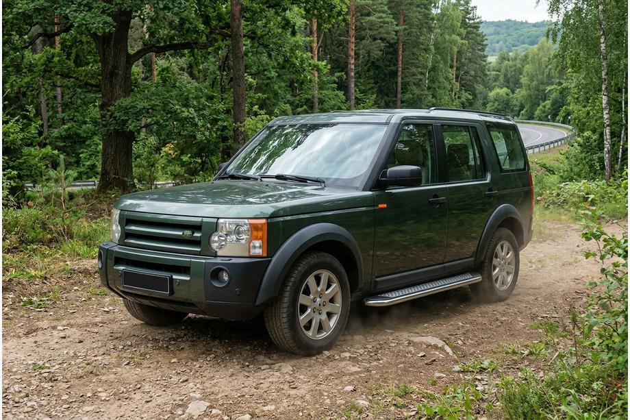 Land Rover Discovery III 2004–2009 Seitenschweller Maydos V2 (2 Stk., Aluminium & Edelstahl) Image