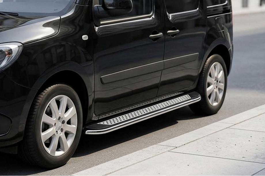 Renault Kangoo 2008–2020 Seitenschweller Maydos V2 (2 Stk., Aluminium & Edelstahl) Langer Radstand Image