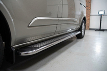 Ford Custom 2013-2022 Seitenschweller Maydos V2 (2 Stk., Aluminium & Edelstahl) Foto 1