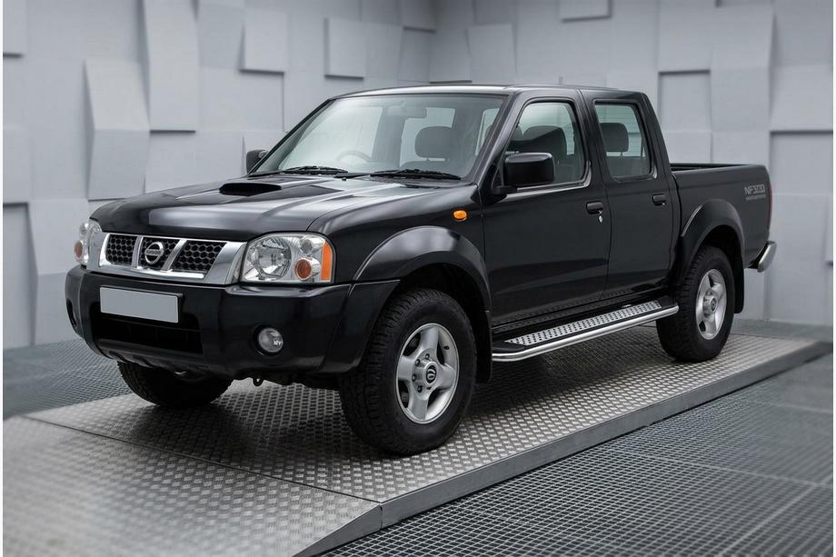 Nissan NP300 1999-2015 Seitenschweller Maydos V2 (2 Stk., Aluminium & Edelstahl) Image