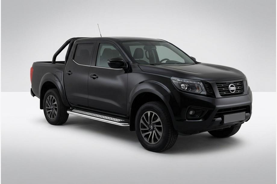 Nissan Navara/NP300 2016- Seitenschweller Maydos V2 (2 Stk., Aluminium & Edelstahl) Image