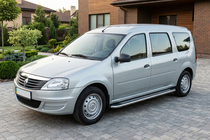 Dacia Logan MCV 2004-2014 Seitenschweller Maydos V2 (2 Stk., Aluminium & Edelstahl) Foto 3