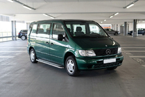 Mercedes Vito W638 1996-2003 Seitenschweller Maydos V2 (2 Stk., Aluminium & Edelstahl) Foto 1