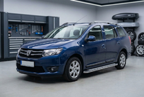 Renault Logan MCV 2013-2022 Seitenschweller Maydos V2 (2 Stk., Aluminium & Edelstahl) Foto 1