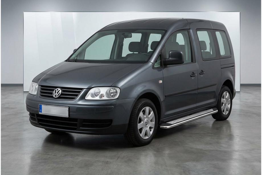 Volkswagen Caddy 2004-2010 Seitenschweller Maydos V2 (2 Stk., Aluminium & Edelstahl) Image