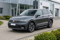 Volkswagen Tiguan 2016-2023 Seitenschweller Bosphore Grey (2 Stk., Aluminium) Foto 1