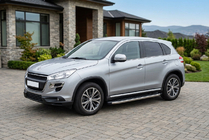 Peugeot 4008 2012-2017 Trittbretter BlackLine (2 Stk, Aluminium) Foto 1