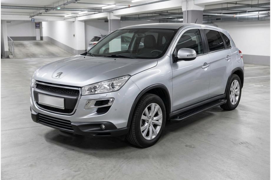 Peugeot 4008 2012-2017 Trittbretter Allmond Black (2 Stk., Aluminium) Image