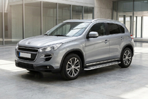 Peugeot 4008 2012-2017 Seitenschweller Maydos V2 (2 Stk., Aluminium & Edelstahl) Foto 1