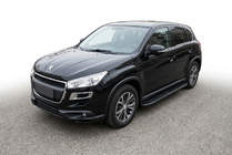Peugeot 4008 2012-2017 Seitenschweller Bosphorus Black (2 Stk., Aluminium) Foto 1
