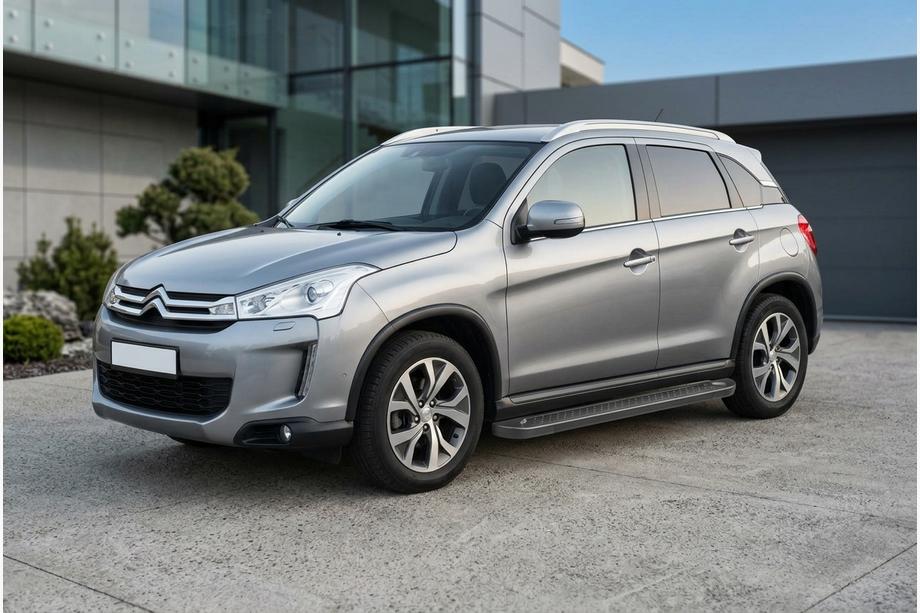 Citroen C-4 Aircross 2012-2017 Trittbretter Allmond Black (2 Stk., Aluminium) Image