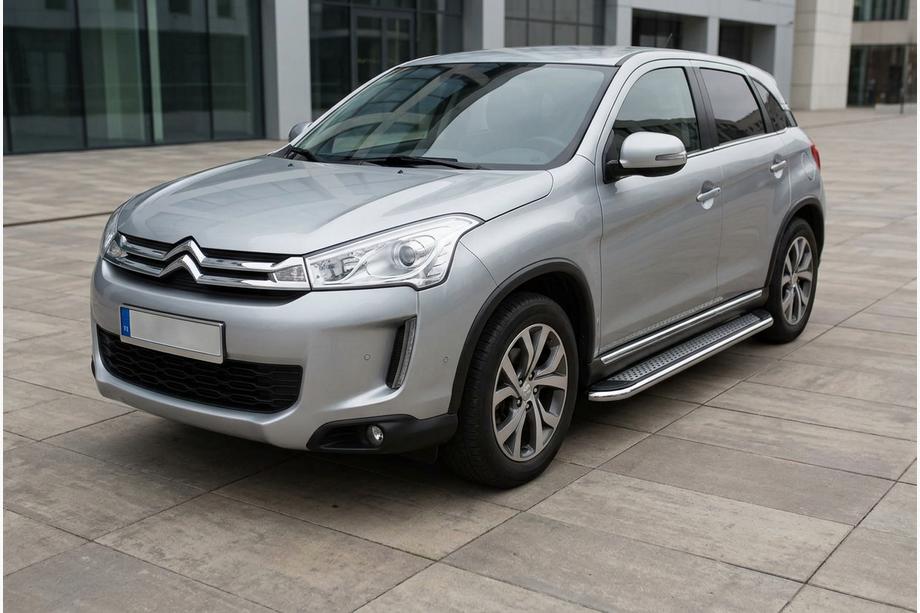 Citroen C-4 Aircross 2012-2017 Seitenschweller Maydos V2 (2 Stk., Aluminium & Edelstahl) Image