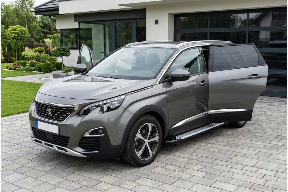 Peugeot 5008 2016-2023 Trittbretter Allmond Grey (2 Stk., Aluminium) Image
