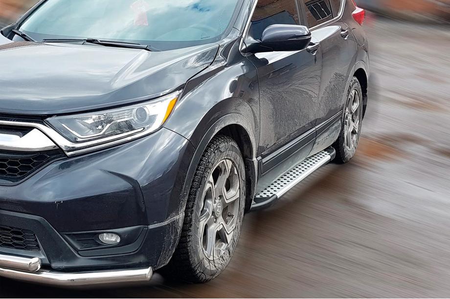 Honda CRV 2017-2022 Trittbretter Allmond Grey (2 Stk., Alu) Image