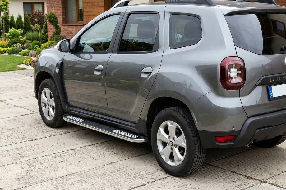 Renault Duster 2018-2024 Seitenschweller Tayga V2 (2 Stk., Aluminium) Image