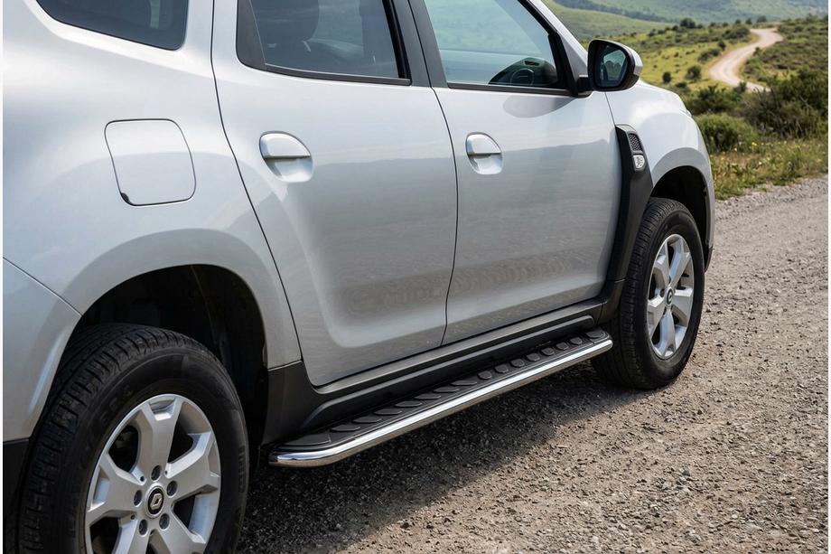 Renault Duster 2018-2024 Seitenschweller Maydos V1 (2 Stk., Aluminium) Image