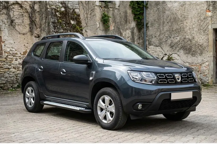 Dacia Duster 2018-2024 Trittbretter Allmond Grey (2 Stk., Aluminium) Image