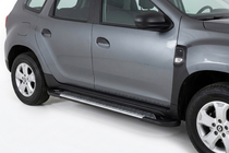 Dacia Duster 2018-2024 Seitenschweller Line (2 Stk., Aluminium) Foto 1