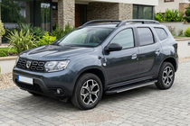 Dacia Duster 2018-2024 Seitenschweller Bosphore Grey (2 Stk., Aluminium) Foto 1