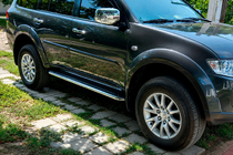 Fiat Fullback 2016- Seitenschweller Maydos V2 (2 Stk., Aluminium & Edelstahl) Foto 7