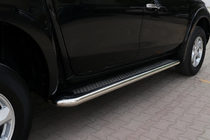 Fiat Fullback 2016- Seitenschweller Maydos V2 (2 Stk., Aluminium & Edelstahl) Foto 3