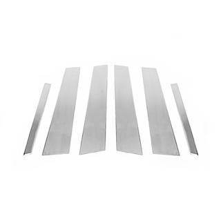 Edelstahl Säulenabdeckungen Mercedes E-class W213 2016-2023 Foto 2