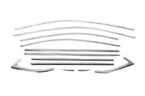 Skoda Superb 2015-2024 Komplette Fensterumrandung Edelstahl Foto 4