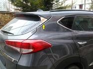 Hyundai Tucson TL 2016-2021 Chrom Dreiecksblende für Kofferraumdeckel (Edelstahl) Foto 2