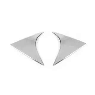 Chrom Dreiecksblende für Kofferraumdeckel (Edelstahl) Hyundai Tucson TL 2016-2021 Foto 3