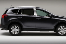 Toyota Rav 4 2013-2018 Edelstahl Türsäulen Zierleisten (8 Stk) Foto 1
