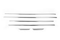 Mercedes C-class W204 2007-2015 Chrom Fensterleisten Abdeckungen (6 Stk, Edelstahl) Foto 3