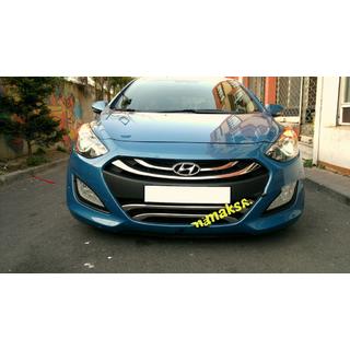 Zierleisten für unteren Kühlergrill Typ 2 (Edelstahl) Hyundai I-30 2012-2017 Foto 2