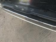 Mercedes Vito W639 2004-2014 Heckstoßstangenabdeckung Schwarz Chrom (OmsaLine, Edelstahl) Foto 4