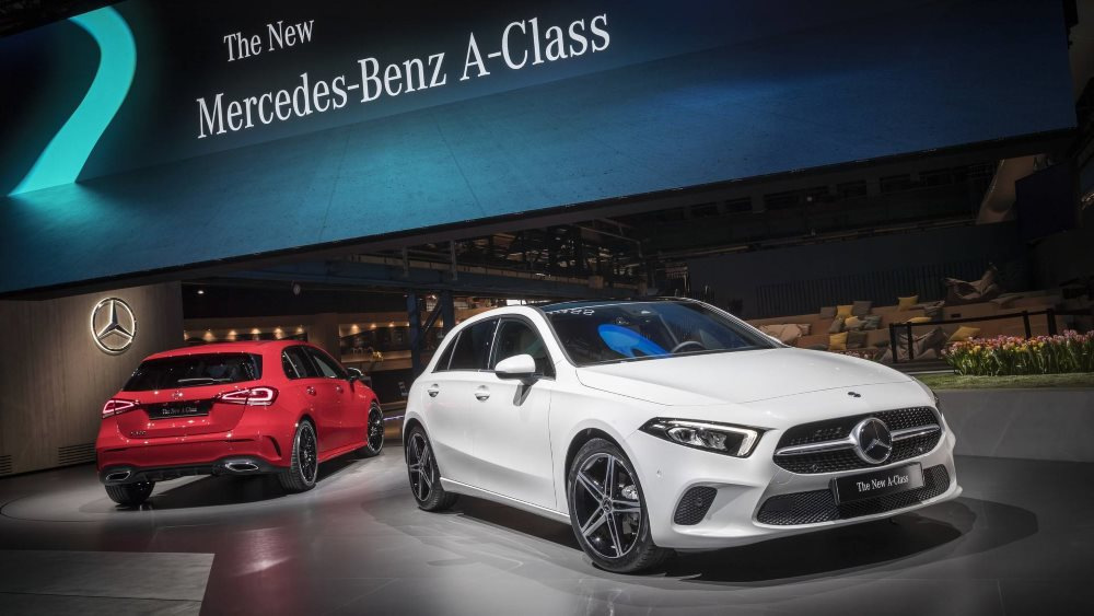 Übersicht Schrägheck Mercedes-Benz A-Klasse der vierten Generation