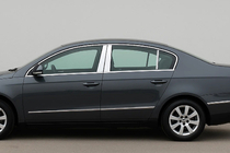 Volkswagen Passat B6 2006-2012 Edelstahl Türsäulen Zierleisten (SD) Foto 1