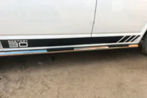 Volkswagen T6 2015-2024 Seitliche Rohre (2 Stk., Edelstahl) Foto 5
