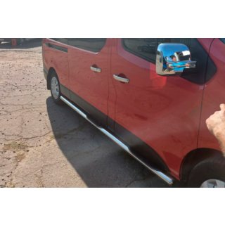 Seitliche Rohre (2 Stk., Edelstahl) Opel Vivaro 2015-2019 Foto 4