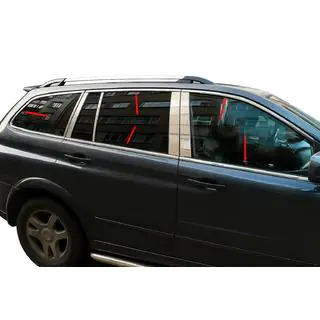 Komplette Fensterumrandung Edelstahl SsangYong Kyron 2005-2014